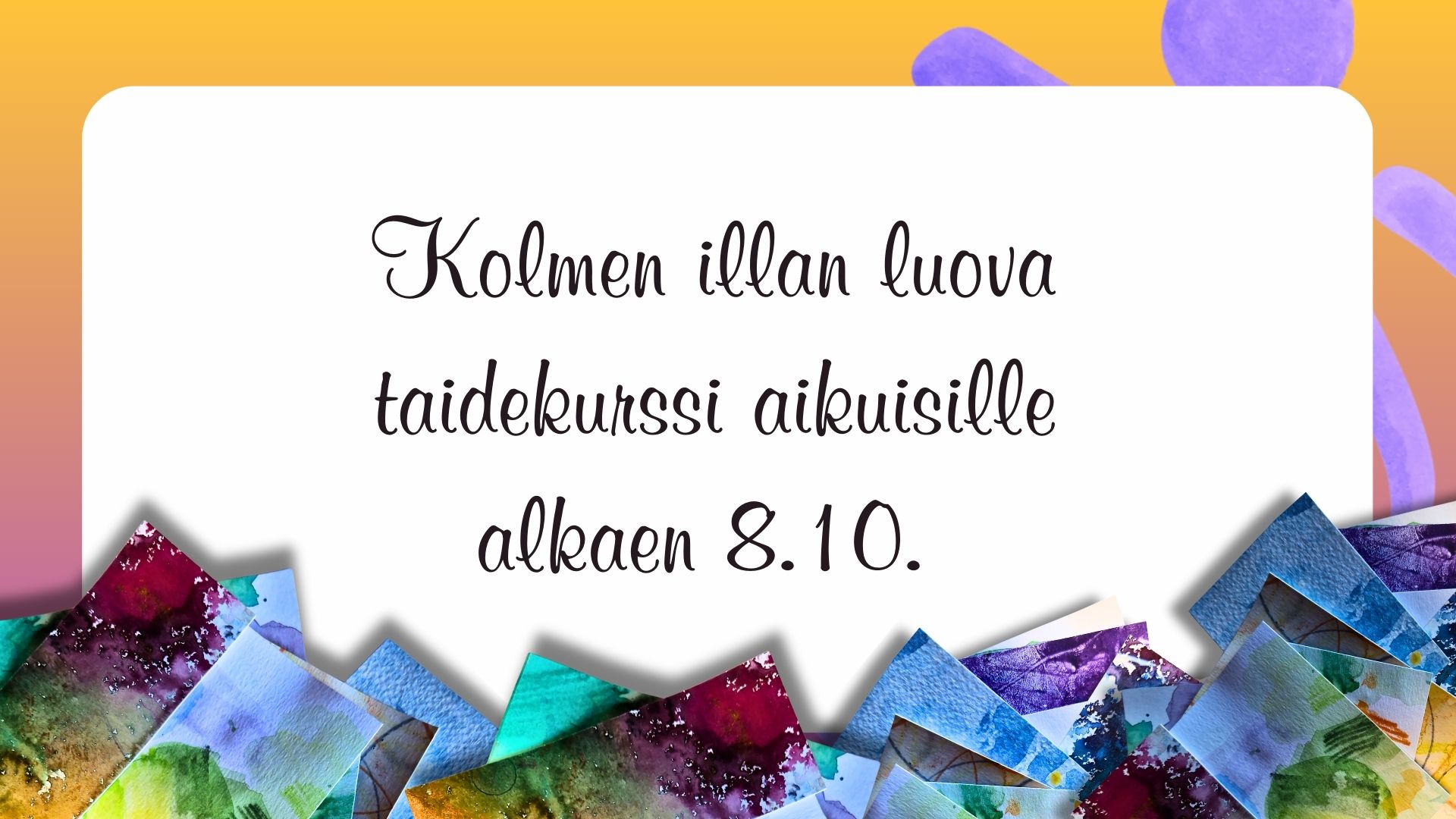 TAIDETOIMINTA AIKUISILLE (4)